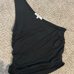 Stylish Black One-Shoulder Top